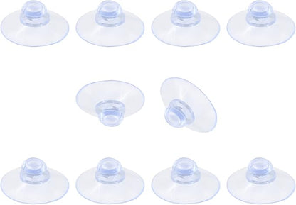 10 Pack Glass Table Suction Cups - 30mm Rubber Suckers by Qjaiune