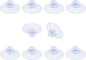 10 Pack Glass Table Suction Cups - 30mm Rubber Suckers by Qjaiune