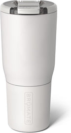 BrüMate Nav 25oz 100% Leak Proof Insulated Travel Tumbler with Magnetic BevLock™ Lid - Double Wall Cup-Holder Friendly Stainless Steel Mug (Dune)