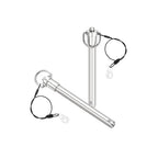 uxcell 2 Pcs Quick Release Pin, 1/2" x 4" (Dia. x L) Push-Button Ball Locking Pin, 304 Stainless Steel, Silver