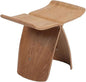 Simple Japanese Solid Wood Curved Stool Side TableSofa TableBedside Table by Unknown
