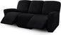 ULTICOR Velvet 8-Pieces Recliner Sofa Covers Stretch Reclining Couch Covers by ULTICOR