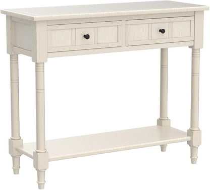 Merax Wood Sofa Table Console Table, Entryway Table Traditional Design - Image 4