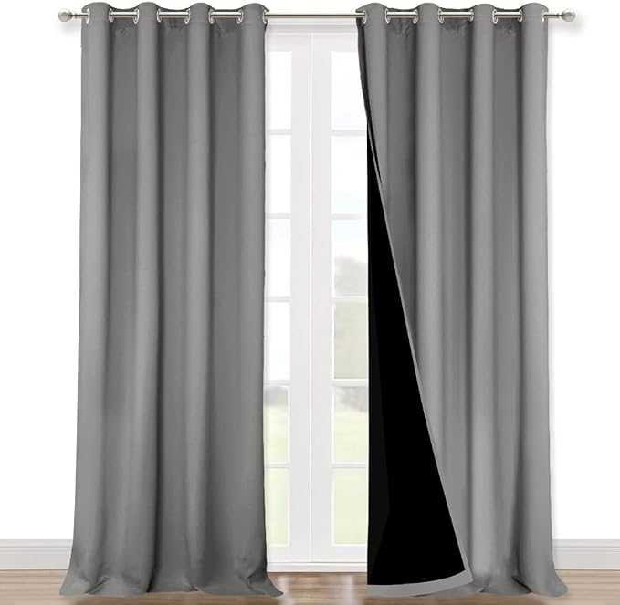 NICETOWN Full Shade Curtain Panels, Pair of Energy Smart & Noise Blocking Out by NICETOWN