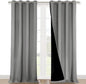 NICETOWN Full Shade Curtain Panels, Pair of Energy Smart & Noise Blocking Out by NICETOWN