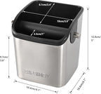 Coffee Knock Box Espresso Accessories - Home Use Small Coffee Puck Knock Box Stainless Steel for Espresso Machine Coffee Grounds