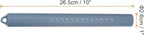 HARFINGTON Silicone Rolling Pin 10" Silicone Surface Non-Stick Stainless Steel Inner Core Dough Roller Kitchen Roller for Baking Pastry Pizza Fondant Bread, Blue
