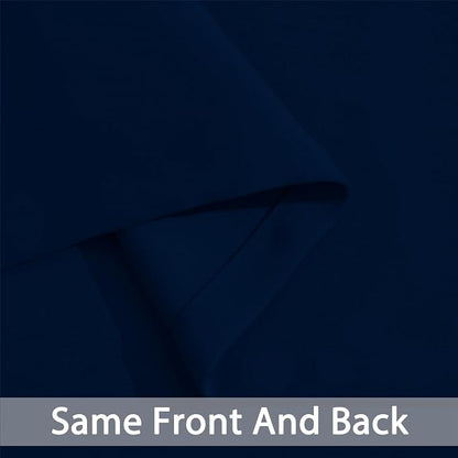 Yakamok Room Darkening Curtains 52x96 inch Length Dark Blue-Living Room | 2 - Image 8