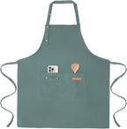 Tosewever Art Aprons for Women Painting Pottery Baking, Mens Buckle Straps Kitchen Apron with Pockets for Chef Cooking