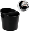 watchget Coffee Knock Box - 4.8 Inch Shock-Absorbent Barista Style Espresso Dump Bin with Removable Knock Bar and Non-Slip Base, Durable Coffee Bin for Home and Cafe