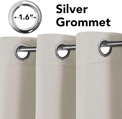 H.VERSAILTEX Premium Blackout Thermal Insulated Room Darkening Curtains - Image 4