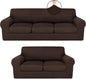 HunnmingRe Sofa Covers for 3 Cushion Couch Stretch Sofa and Loveseat Covers Set by HunnmingRe
