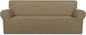 PureFit Stretch Couch Covers for Sofa Large Sofa Slipcovers Tan | 1-Piece Sofa by PureFit