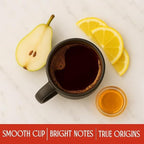 Peru Highlands Flavored Whole Bean Coffee, Light Roast Coffee Beans with Bright Citrus, Pear, and Honey Floral Finish, Single Origin 12 oz Bag, Perfect Andes Beans