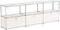 Modern Storage Cabinet White G Versatile Free-Standing Organizer by ARVORAHome