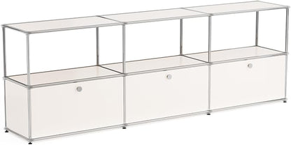 Modern Storage Cabinet Sideboard Versatile Free-Standing Organizer Cabinets - Image 5