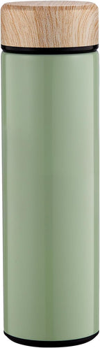 15oz Water Bottle Stainless Steel Thermos Flask - Insulated Vacuum, Leak Proof, Keeps Drinks Hot/Cold - Ideal for Coffee, Tea, Water - Green