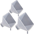 3 Pack Silicone Pyramid Molds - Resin Releasing, Soap Making, Animal Shapes - Home Decor & Candle Making