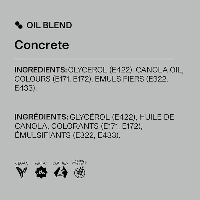 Colour Mill Oil-Based Food Coloring, 20 Milliliters Concrete