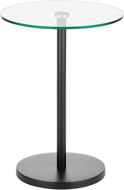mDesign Glass Top Side/End Drink Table - Image 7