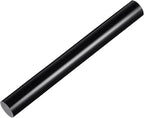 HARFINGTON Acrylic Clay Roller 9 Inch x 1 Inch Solid Non-Stick Plastic Round Tube Roller Polymer Clay Rod Fondant Rolling Pin for Shaping, Sculpting, Modeling DIY Crafts, Black