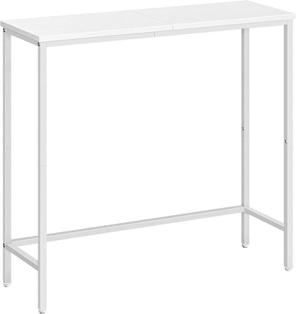 HOOBRO Narrow Console Table, 29.5" Small Entryway Table, Thin Sofa Table by HOOBRO