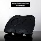 Coffee Tamper Mat Silicone Corner Tamping Mat (Large)