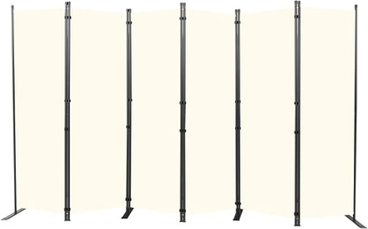 Room Divider 6FT Portable Room Dividers and Folding Privacy Screens, 6 Panel by HOMSCREENER
