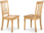 East West Furniture ANC-OAK-W Antique Dining Room Chairs by EastWestFurniture