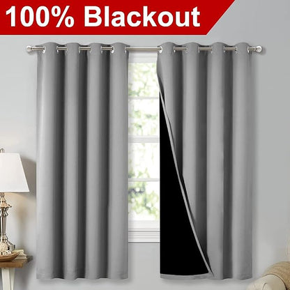 NICETOWN 100% Blackout Curtains - Image 2