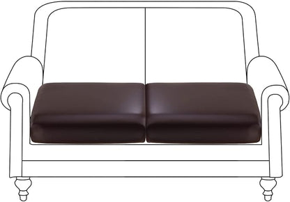 Fuloon PU Leather blend Couch Cushion Slipcover, Waterproof Stretch Covers by Fuloon
