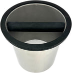 Rattleware Stainless Steel Open Bottom Knock Box Chute (6.5" x 7.5") - Perfect For Home, Cafe, Restaurant, Hotel, Office, or Commercial Establishment - Ideal for Baristas