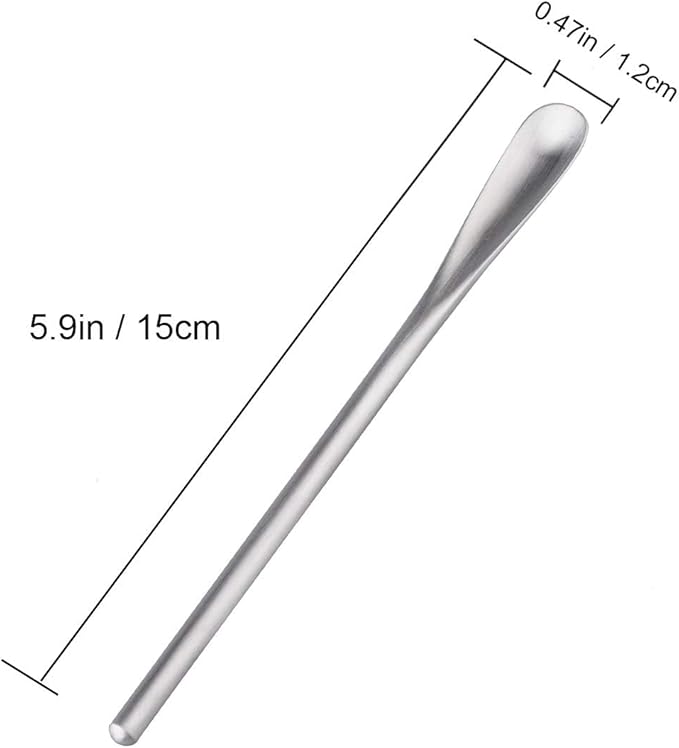 IMEEA Coffee Stirrers Demitasse Espresso Spoons SUS304 Stainless Steel Coffee Stir Sticks 5.9-Inch Tea Spoon, Set of 4