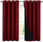 NICETOWN Kitchen Full Blackout Curtain Panels, Super Thick and Soft Insulated by NICETOWN