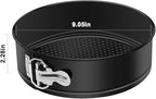 9 Inch Springform Pan Nonstick - Cheesecake Pan with Removable Bottom/Leakproof - Round Cake Pan with 50 Pcs Parchment Paper Liners - Fits 6 Qt 8 Qt Pressure Cooker