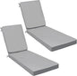 AAAAAcessories Outdoor Chaise Lounge Cushions, Fade-Resistant, Waterproof Patio by AAAAAcessories