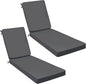 AAAAAcessories Outdoor Chaise Lounge Cushions, Fade-Resistant, Waterproof Patio by AAAAAcessories