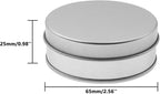 Metal Empty Boxes, Tin Boxes with Lid,Small Silver Tin Boxes,Stackable Organizer Containers,8PCS Storage Tin for Home Outdoor Active Storage Containers