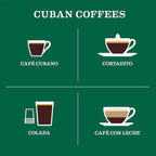 Cafe La Llave Dark Roast Ground Espresso Coffee, 10 oz Can - Rich and Bold Cuban-Style Blend - Strong, Aromatic Flavor