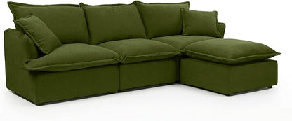 Cloud Sectional Sofa, Down Fill Sectional Sofa, Detachable Couch Cushion Covers - Image 9