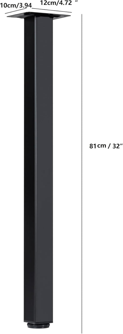 LCSDLHLSY Table Legs 32 inch, Adjustable Square Furniture Legs, - Image 3