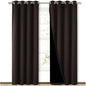 NICETOWN High End Thermal Curtains, Full Blackout Curtains 84 inches Long by NICETOWN