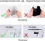 watchget Tamping Mat, Espresso Coffee Tamper Mat, Grey Silicone Food Grade Pad, Dustproof, Coffee Tamp Station, Espresso Accessory, Waterproof and Heat Resistant (8inX6in)
