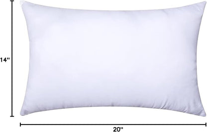 MIULEE 14x20 Inch Throw Pillow Insert - Image 8
