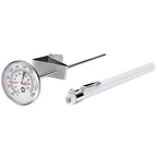 1 3/8 Inch Dial Milk Coffee Food Thermometer with Clip,Best Instant Read Thermometer for The Coffee Drinks,Chocolate Milk Foam,Meat Cooking