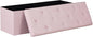DUMOS 43in Foldable Storage Ottoman Bench, Storage Chest, Large End of Bed Foot by DumosLifestyle