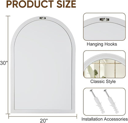 Arched Vanity Mirror for Wall, Decorative Rope Mirror for Bathroom, Living Room - Image 6