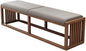 Modern Decor Bench Solid Wood New Chinese Style Bed End Stool Shoe Bench by Unknown