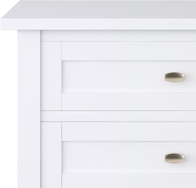 SIMPLIHOME Warm Shaker Solid Wood 24 inch Wide Transitional-Style Bedside - Image 4