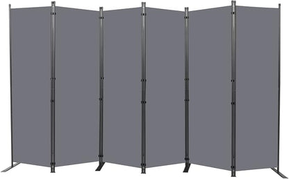Room Divider 6FT Portable Room Dividers and Folding Privacy Screens, 6 Panel by HOMSCREENER